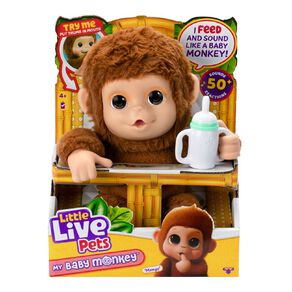 Little Live Pets My Baby Monkey Plush Single Pack