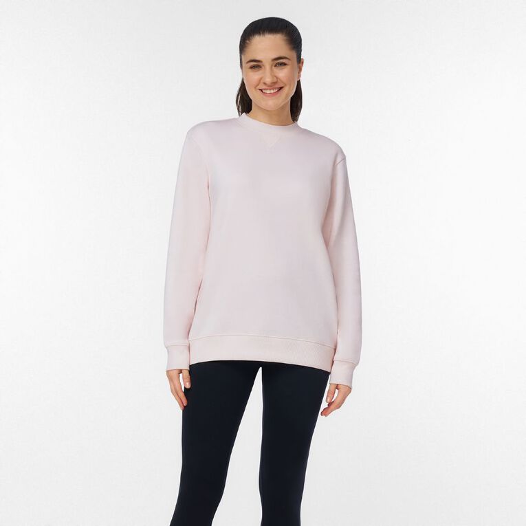 H&H Women's Classic Crew Sweatshirt, Pink Light, hi-res