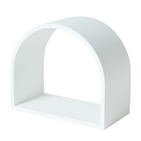 Arch Cubby Shelf White