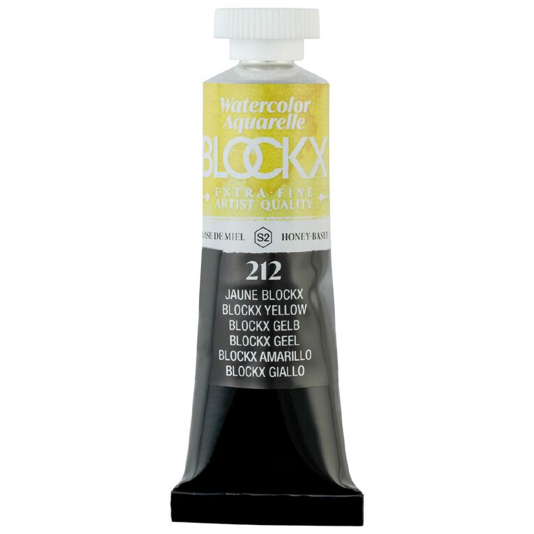 BLOCKX Watercolour Tube 15ml S2 212 Yellow Yellow, , hi-res