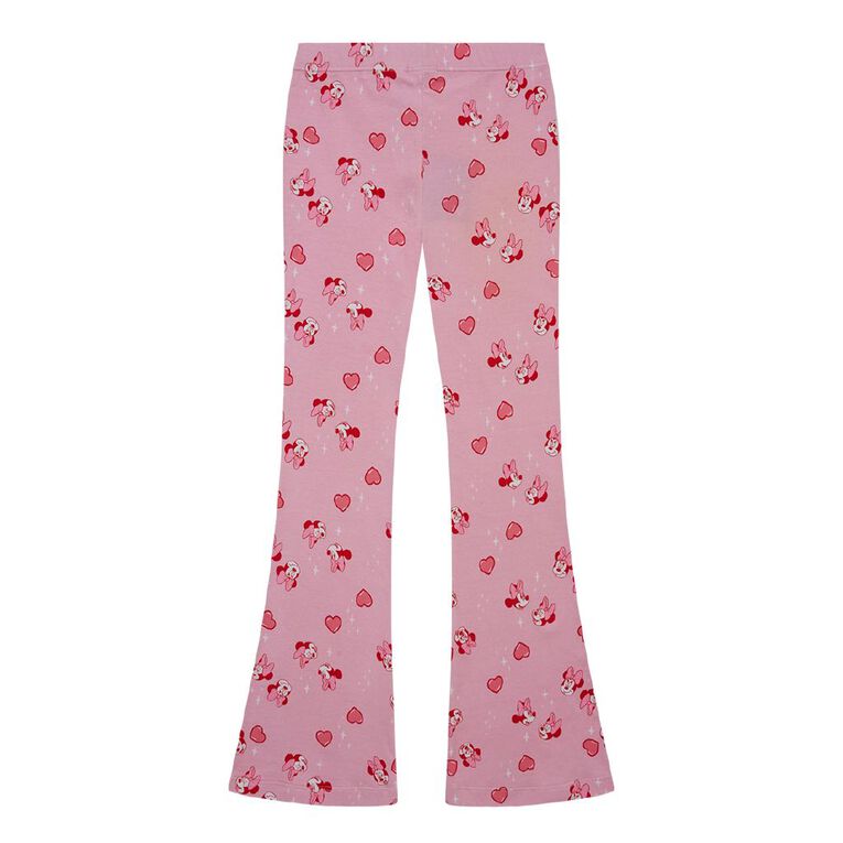 Minnie Mouse Flare Leggings, Pink Mid, hi-res