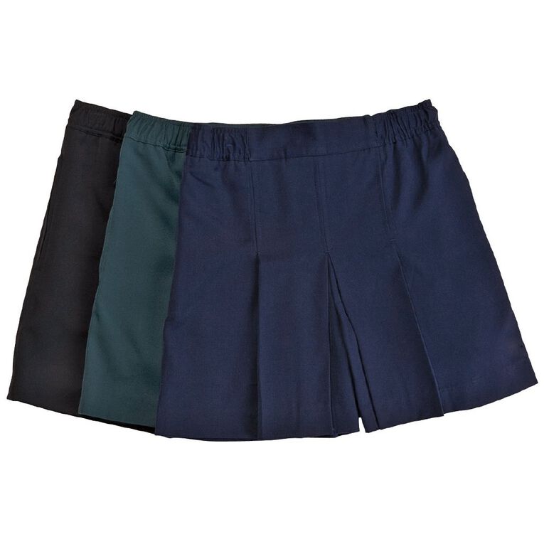 Schooltex Girls' School Skort, Black, hi-res
