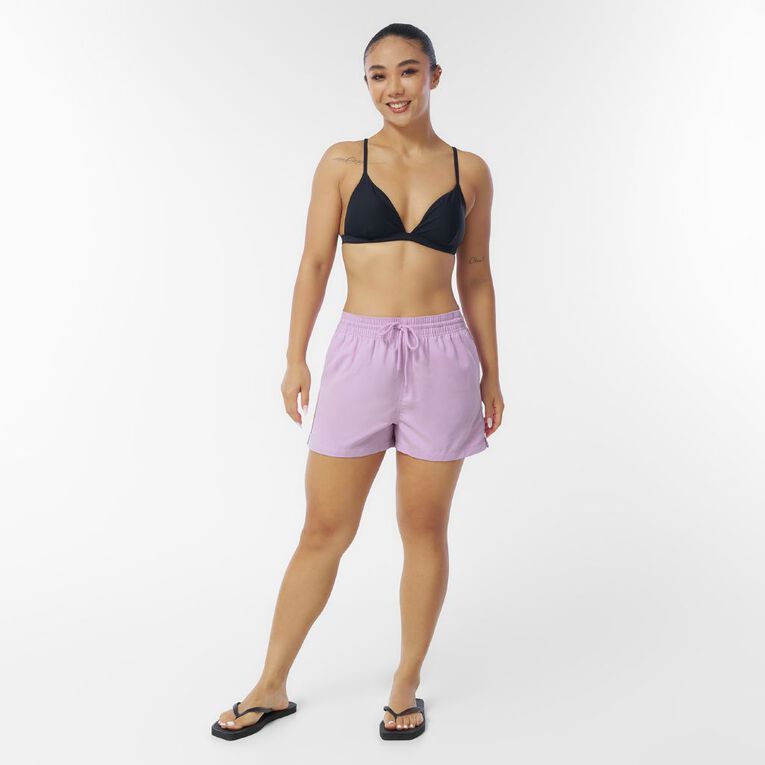 H&H Women's Short Suede Boardshorts, Purple Light, hi-res