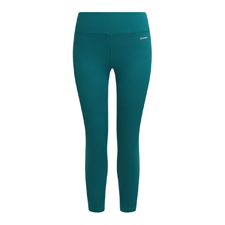 Active Intent Women's Cooldry Full Length Leggings, Green Dark, hi-res