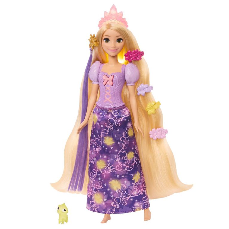Disney Princess Rapunzel Glowing Hair Feature Doll, , hi-res
