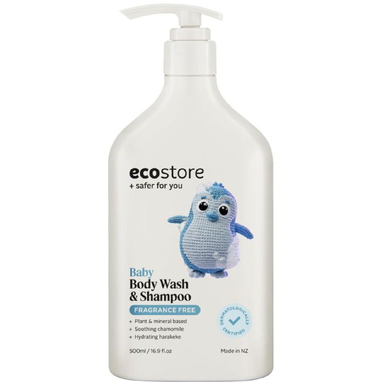 Ecostore Baby Body Wash and Shampoo 500ml, , hi-res