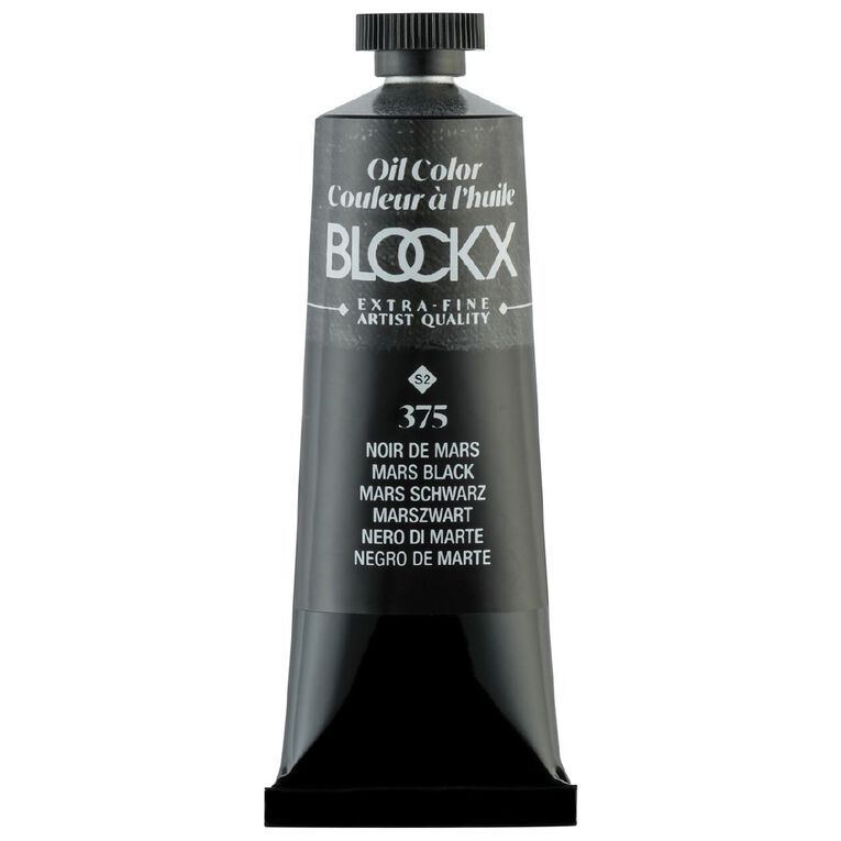 BLOCKX Oil Tube 35ml S2 375 Mars Black Black, , hi-res