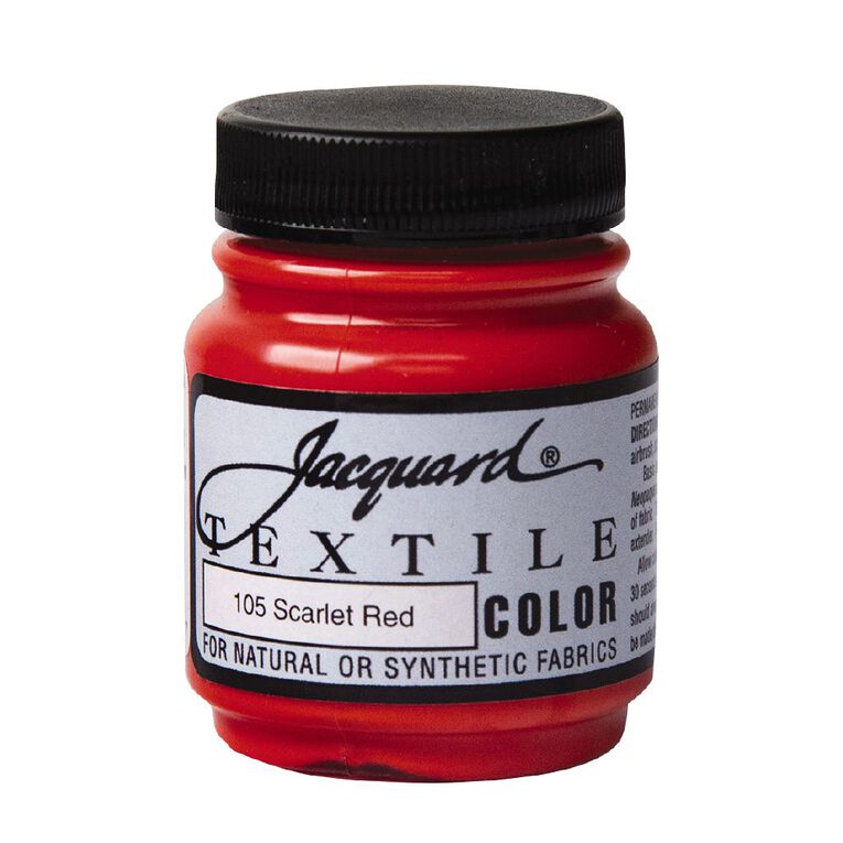 Jacquard Textile Colours 66.54ml Scarlet Red, , hi-res