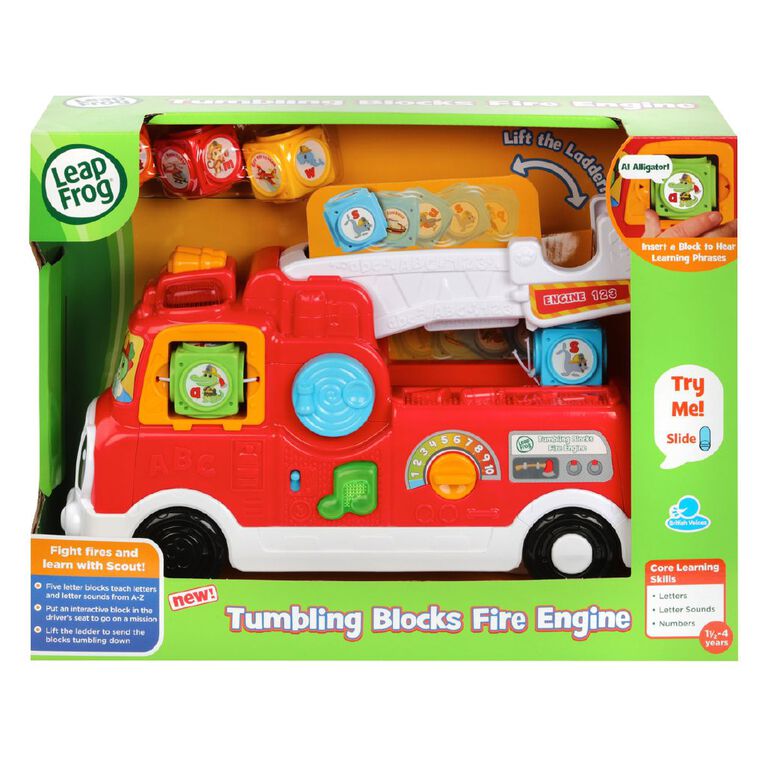 Leap Frog Tumbling Blocks Fire Engine, , hi-res