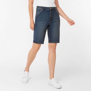H&H Women's Knee Length Denim Shorts