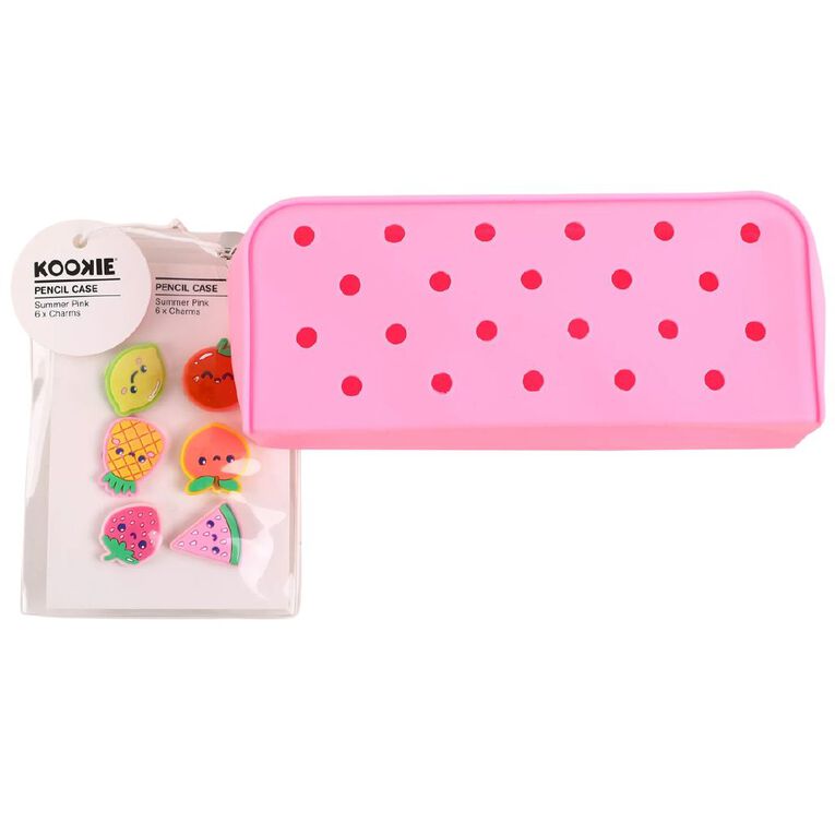 Kookie Summer Pencil Case Pink, , hi-res