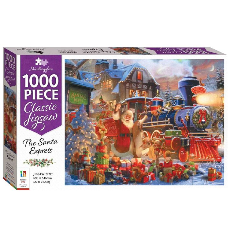 Mindbogglers Christmas The Santa Express 1000 Piece Puzzle, , hi-res