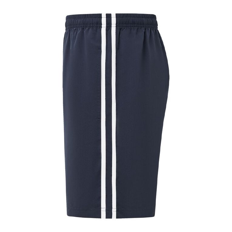 Active Intent Men's Double Stripe Shorts, Blue Dark, hi-res