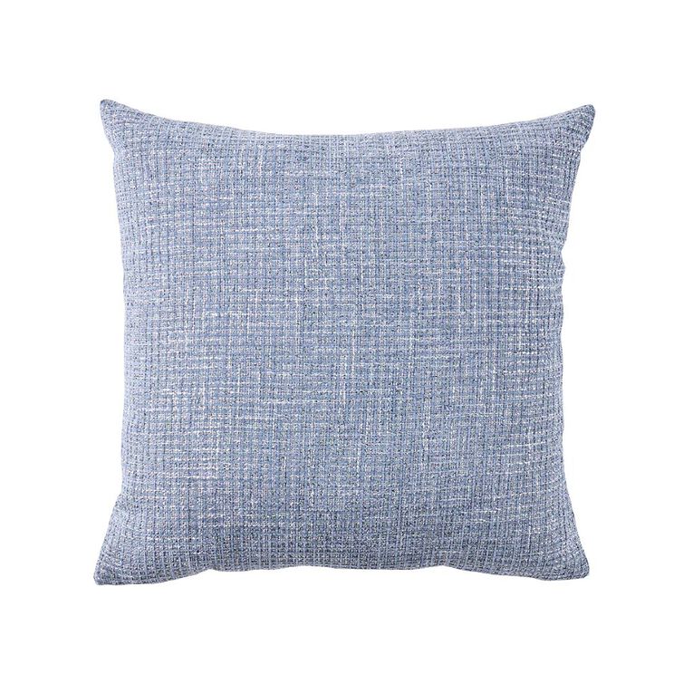 Living & Co Cushion Blue 45cm x 45cm, , hi-res