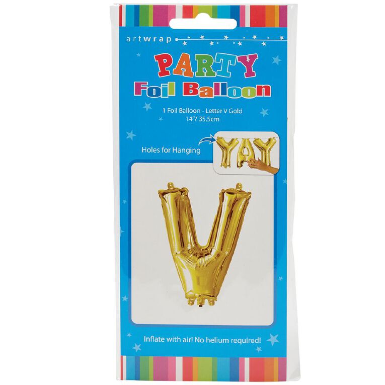 Artwrap Foil Balloon V 35cm, , hi-res