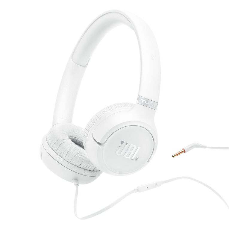 JBL JBL Tune 530 Wired 3.5Mm On-Ear Headphones - White, , hi-res