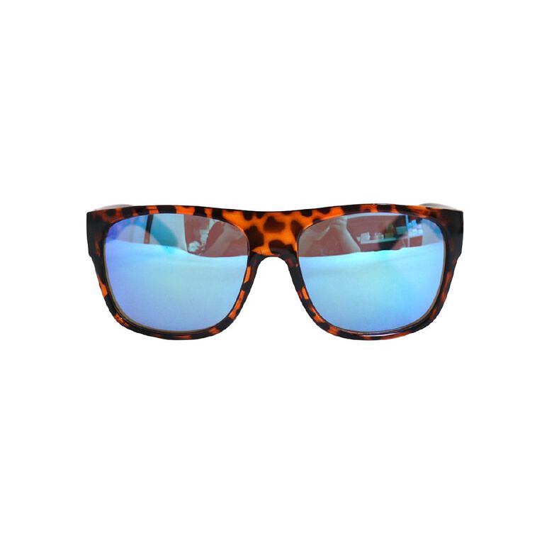H&H Men's Tortoise Blue Mirror Sunglasses, , hi-res