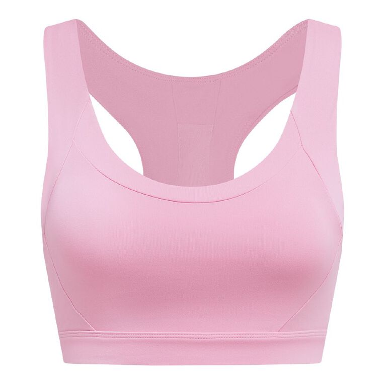Active Intent Women's High Support Crop Top, Pink Mid, hi-res