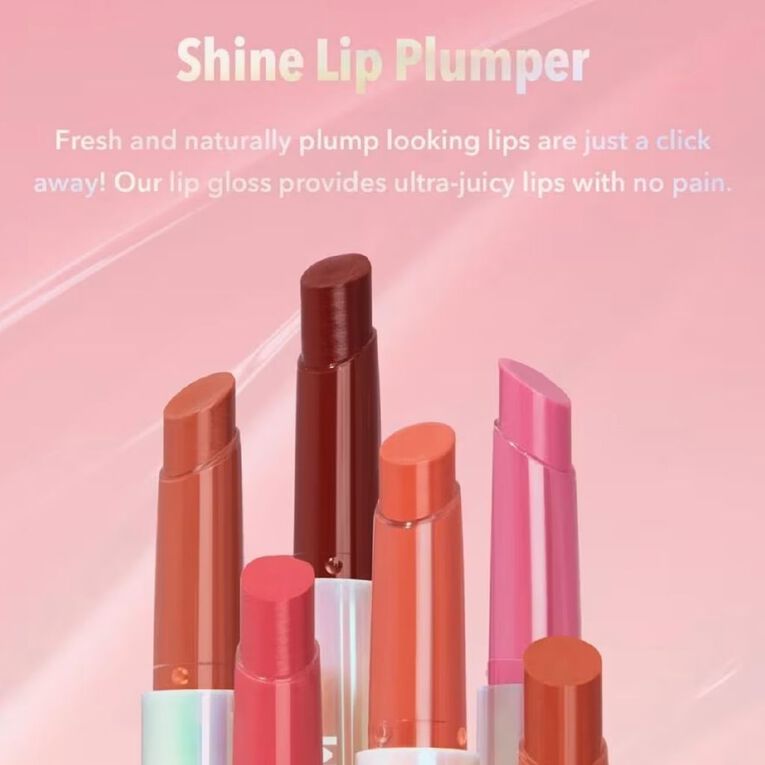 Sheglam Pout Perfect Shine Lip Plumper Pink Flamingo 2g, , hi-res