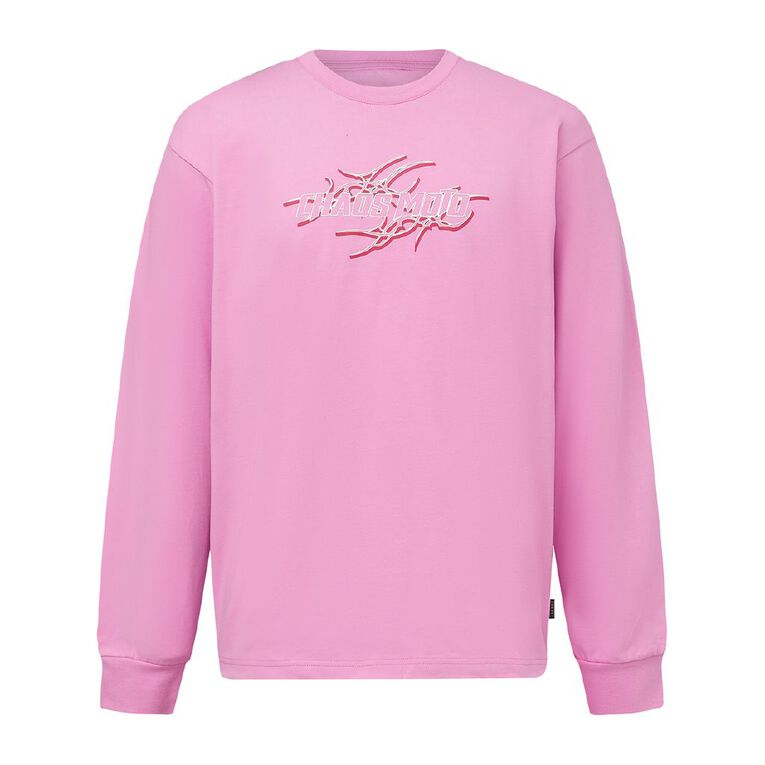Garage Men's Heavyweight Boxy Tee, Pink Mid, hi-res
