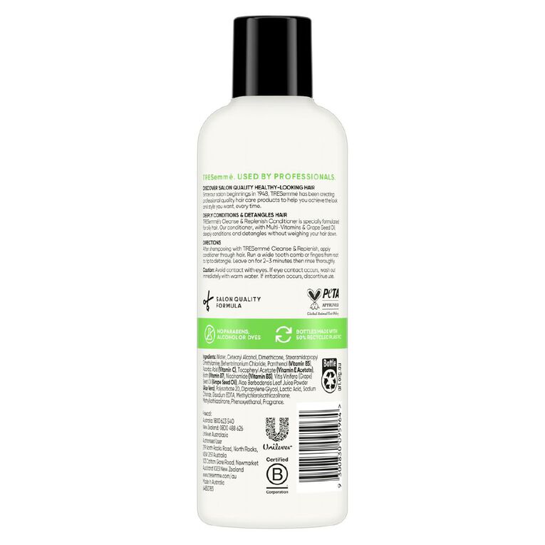 Tresemme Cleanse And Replenish Conditioner 350ml, , hi-res
