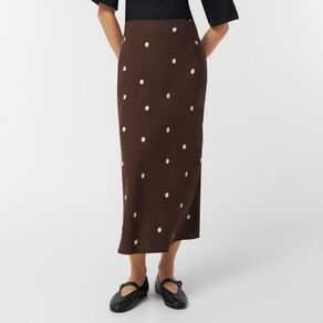 H&H Women's Bias Cut Skirt