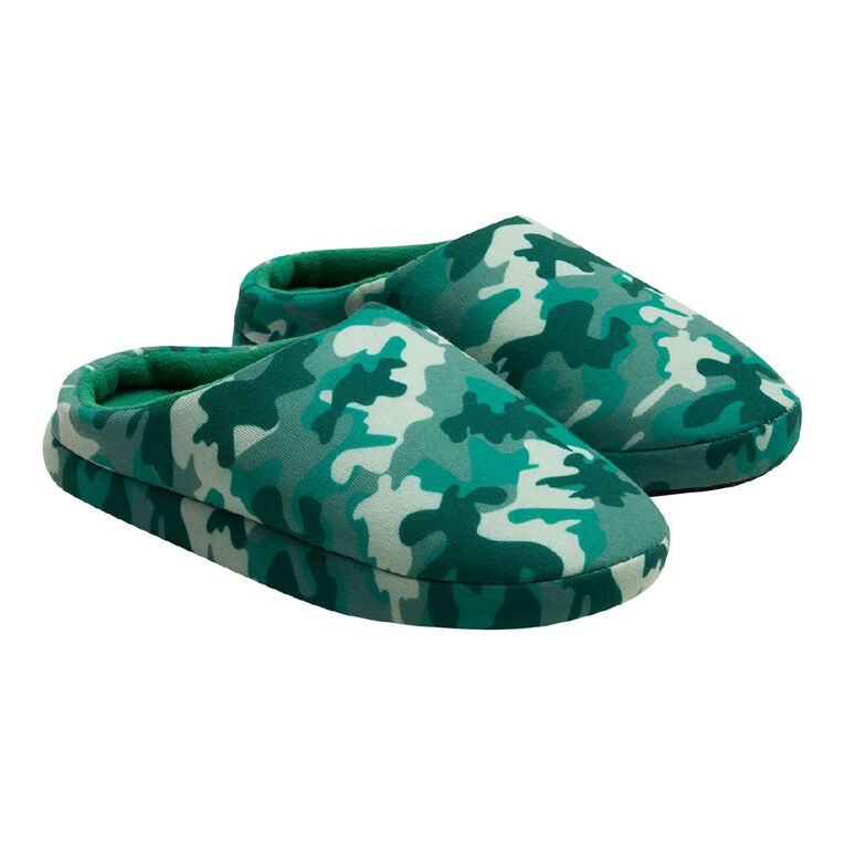 Young Original Senior Kids' Essential Slippers, Green, hi-res
