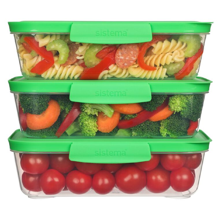 Sistema Nest It Meal Prep 1L 3 Pack, , hi-res