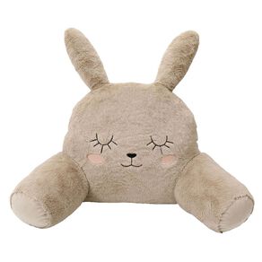 Living & Co Kids Reading Cushion Bunny Brown Mid