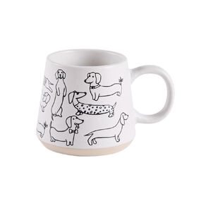 Living & Co Sizzling Sausage Dog Mug Ivory