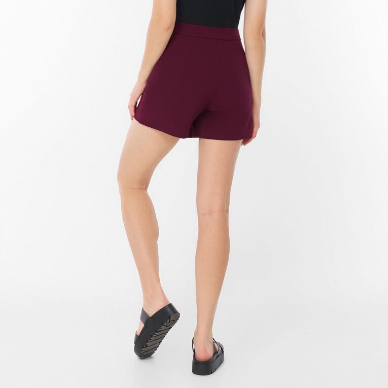 H&H Women's Wrap Skort, Red Dark, hi-res