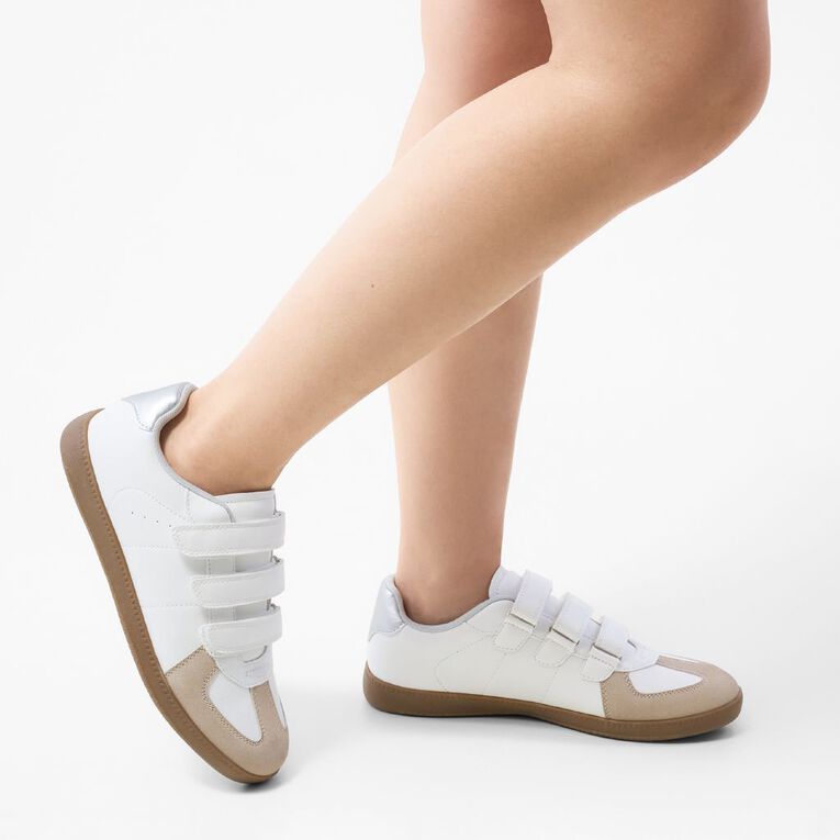 H&H Women's Women's Penny Sneakers, White, hi-res