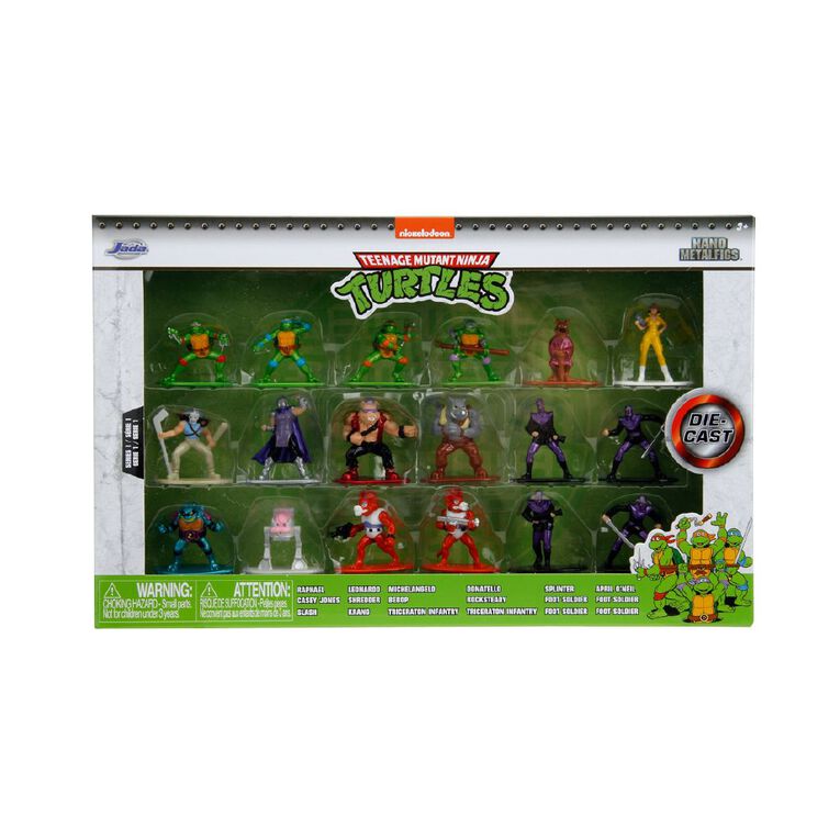 Teenage Mutant Ninja Turtles Nano Metalfigs 18 Pack Wave 1 Assorted, , hi-res