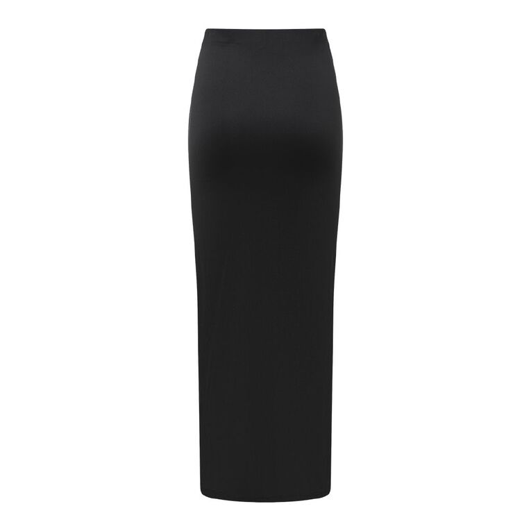 H&H Women's Contour Maxi Skirt, Black, hi-res
