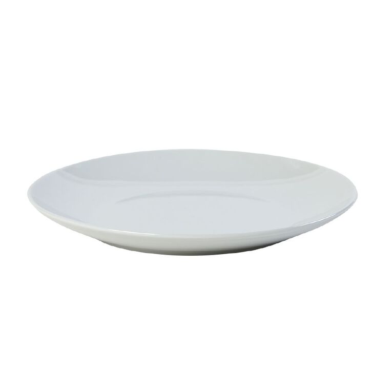 Living & Co Coupe Side Plate White 19cm, , hi-res