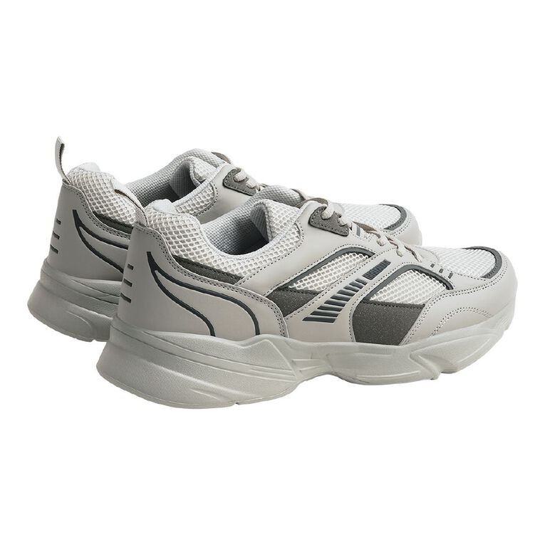 Active Intent Men's Dante Trainers, Grey, hi-res