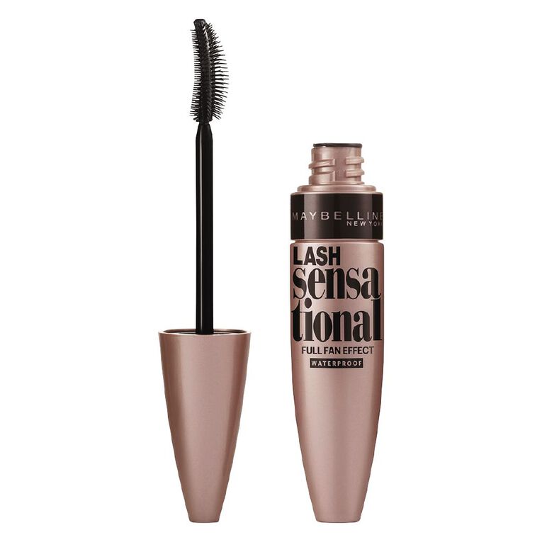 Maybelline Lash Sensational Mascara Waterproof Blackest, , hi-res