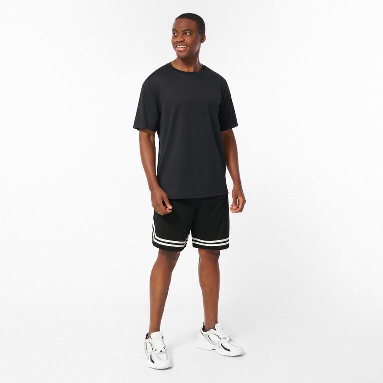 Active Intent Men's Active Basketball Shorts, Black, hi-res