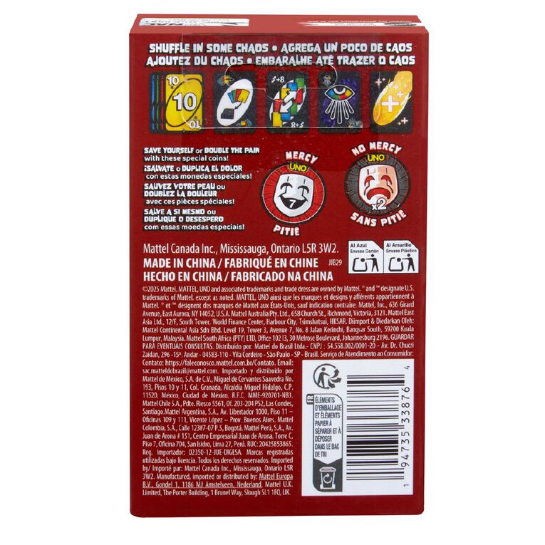 UNO No Mercy Expansion Pack Cards, , hi-res