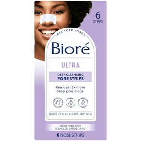 biore ultra deep cleansing pore strips 6 pack
