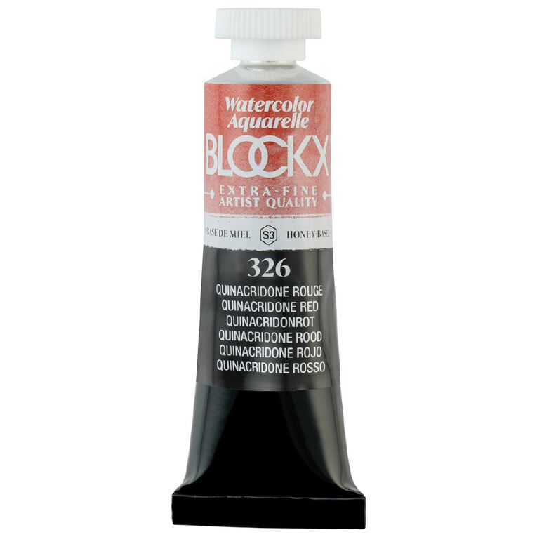 BLOCKX Watercolour Tube 15ml S3 326 Quinacridone Red Red, , hi-res