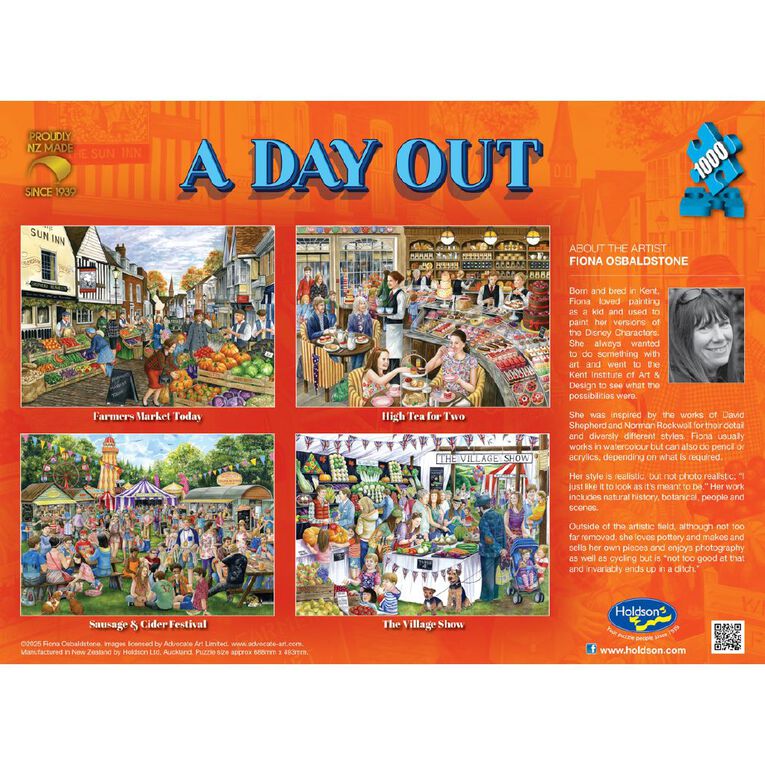 A Day Out 1000 Piece Puzzle Assorted, , hi-res