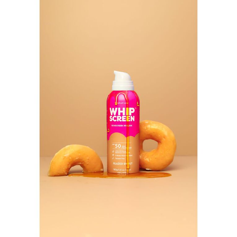WhipScreen Glazed Donut SPF50 Sunscreen Mousse 160g, , hi-res