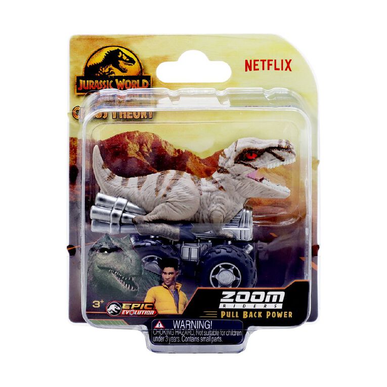 Jurassic Zoom Riders Chaos Theory Assorted, , hi-res