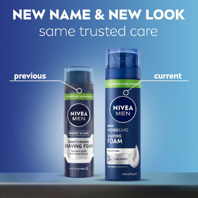 Nivea Men Moisturizing Shaving Foam 200ml, , hi-res