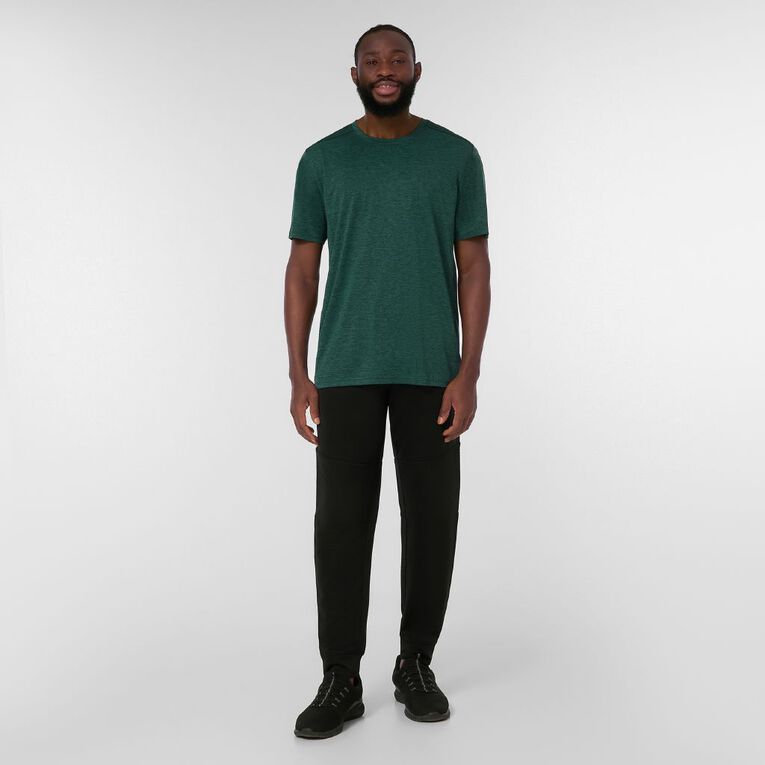 Active Intent Men's Space Dye Panel Tee, Green Dark SEA MOSS, hi-res