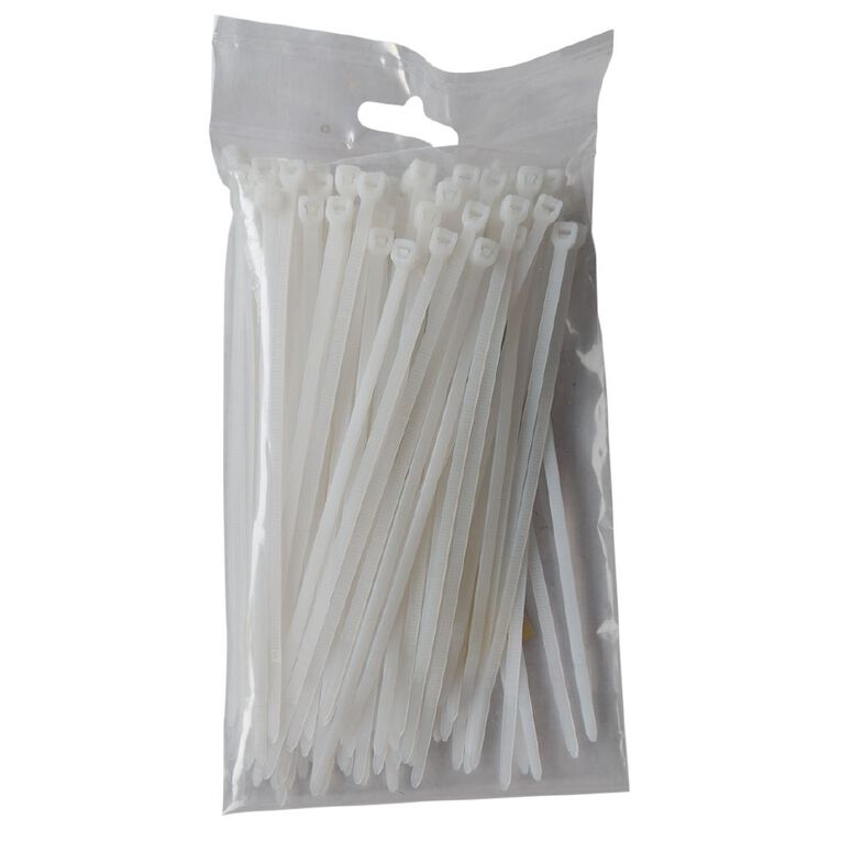 Mako Cable Tie 150 x 3.6mm Natural, , hi-res