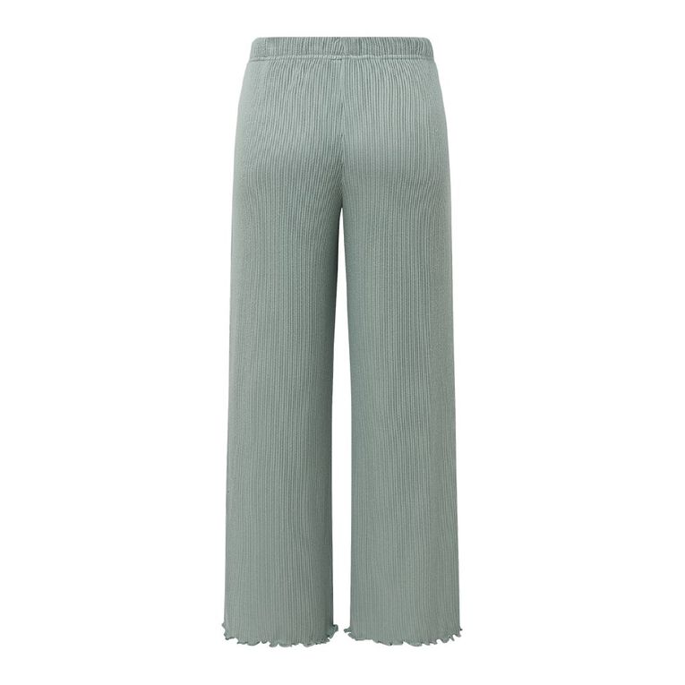 H&H Women's Soft Touch Wideleg Pyjama Pants, Blue Light, hi-res