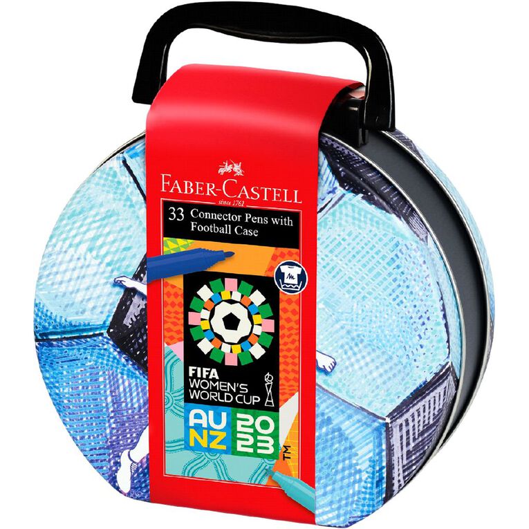 Faber-Castell Connector Pen Soccer Bag Tin, , hi-res