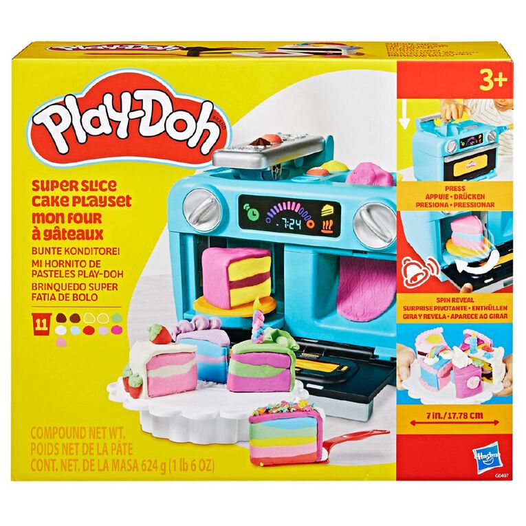 Play-Doh Super Slice Cake Playset, , hi-res
